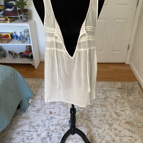 Denim & Supply Ralph Lauren Cream Sleeveless Top - Picture 12 of 12